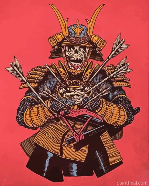 Skull Samurai Painting By Numbers Kits