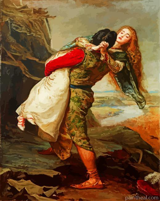 Millais The Crown Of Love Painting By Numbers Kits