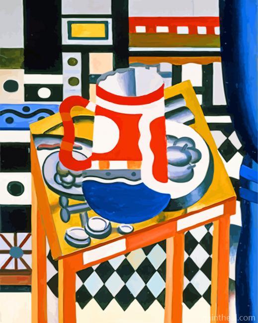 Still Life With A Beer Mug Painting By Numbers Kits