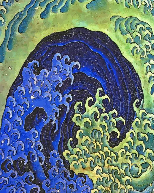 Feminine By Hokusai Painting By Numbers Kits