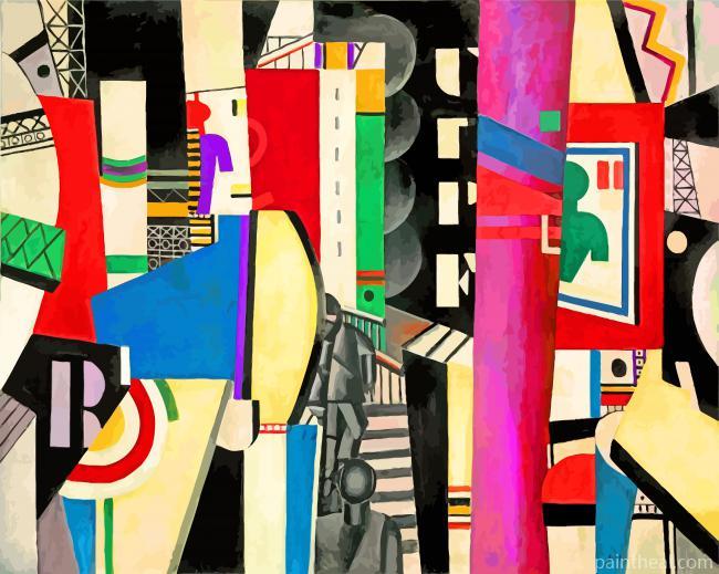 The City By Leger Painting By Numbers Kits