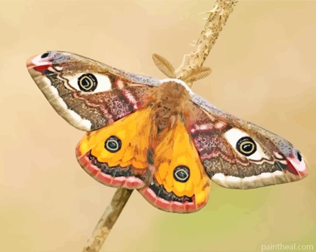 Moth Butterfly Painting By Numbers Kits
