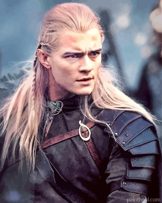 Sindar Elf Legolas Painting By Numbers Kits