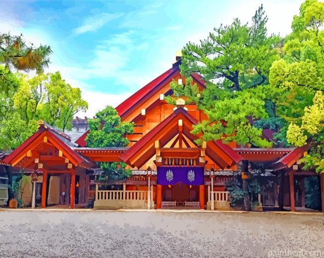 Nagoya Atsuta Jingu Painting By Numbers Kits
