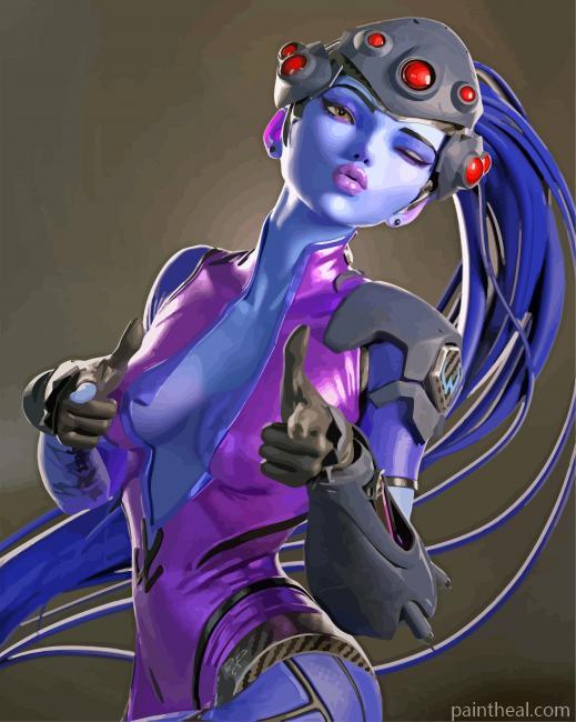 Cool Widowmaker Painting By Numbers Kits