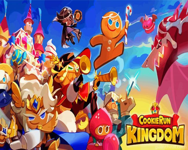 Cookie Run Kingdom Game Serie Painting By Numbers Kits