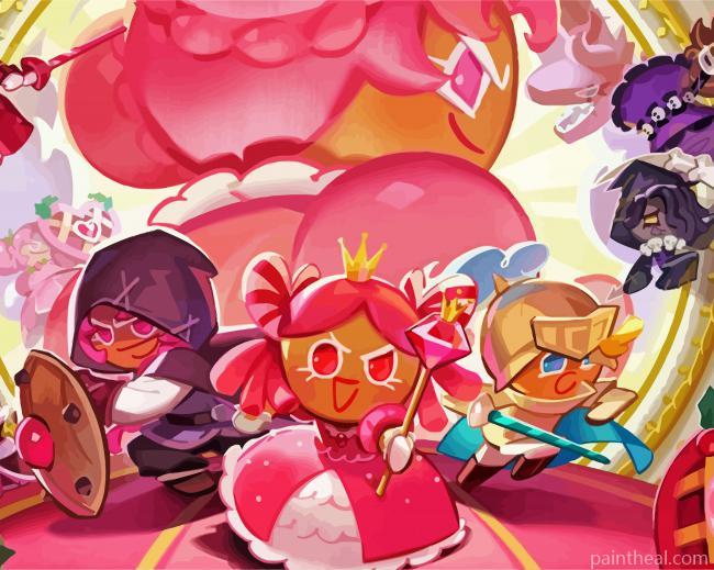 Cookie Run Video Game Painting By Numbers Kits