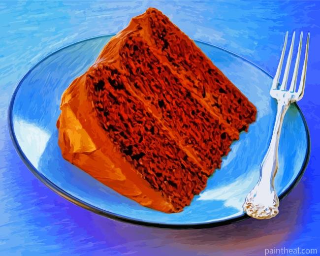 Chocolate Cake Painting By Numbers Kits