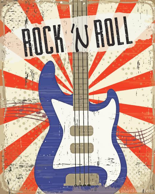 Rock And Roll Art Painting By Numbers Kits