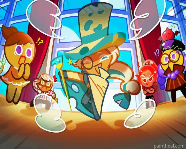 Video game Cookie Run Kingdom Painting By Numbers Kits