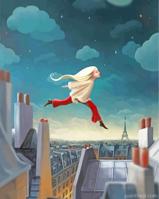 Run In The Clouds Painting By Numbers Kits