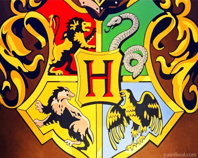 The Hogwarts Houses Painting By Numbers Kits