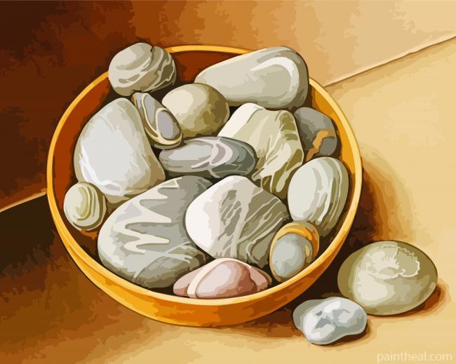 Aesthetic Pebbles Painting By Numbers Kits