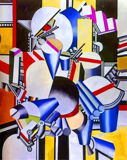 Mechanical Compositions Painting By Numbers Kits