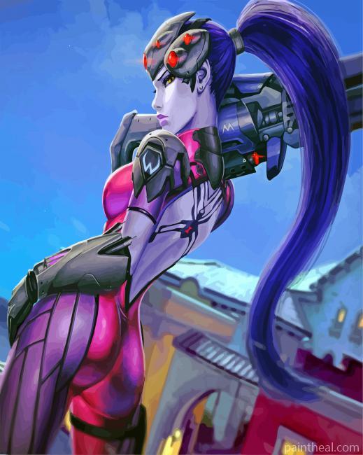 Widowmaker Overwatch Art Painting By Numbers Kits