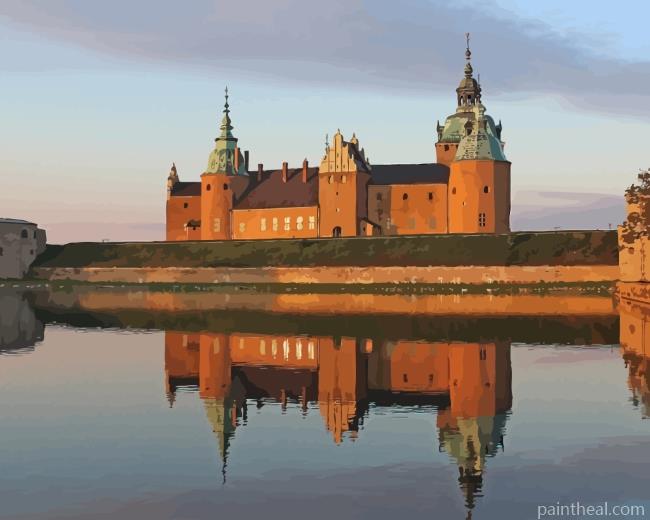 Sweden Kalmar Castle Painting By Numbers Kits
