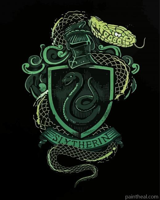 Slytherin Harry Potter Painting By Numbers Kits