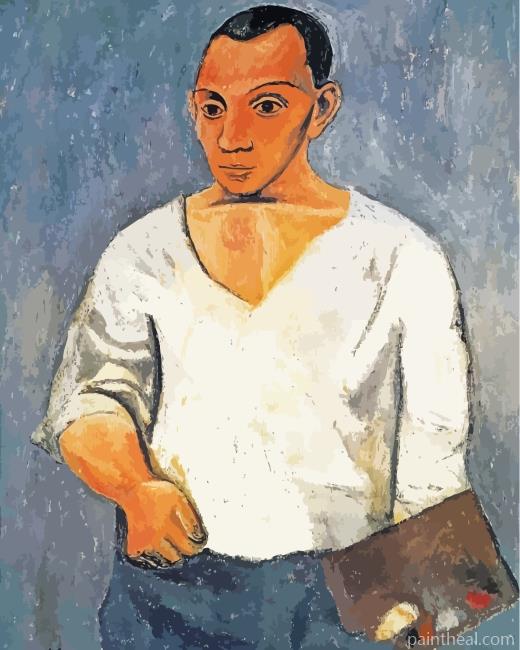 Self Portrait Pablo Picasso Painting By Numbers Kits