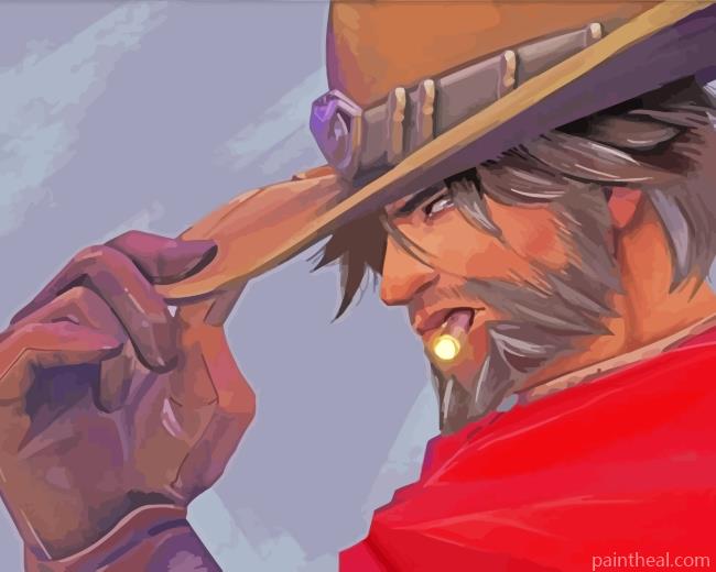 McCree Overwatch Painting By Numbers Kits