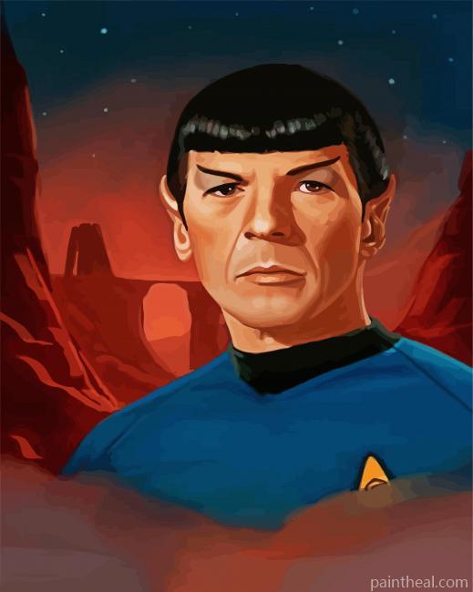 Aesthetic Star Trek Spock Painting By Numbers Kits