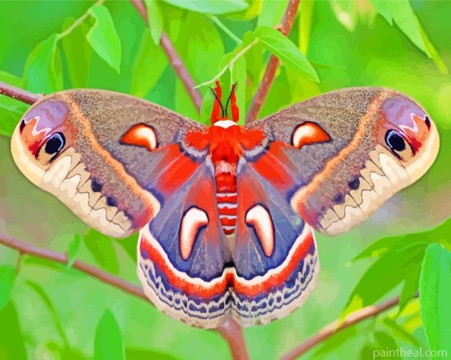 Polyphemus Moth Painting By Numbers Kits