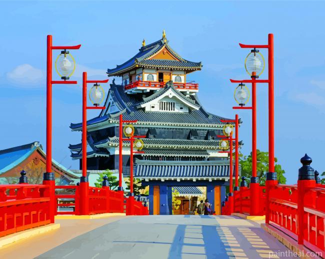 Kiyosu Castle Nagoya Painting By Numbers Kits