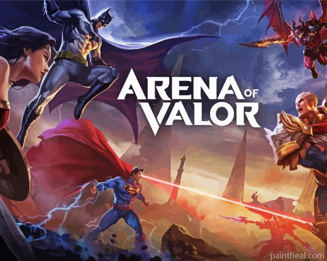 Arena of Valor Superheroes Painting By Numbers Kits