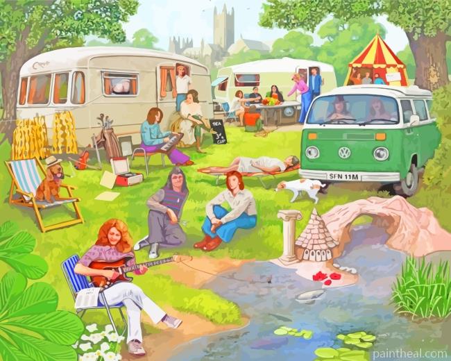 Caravan Holiday Painting By Numbers Kits