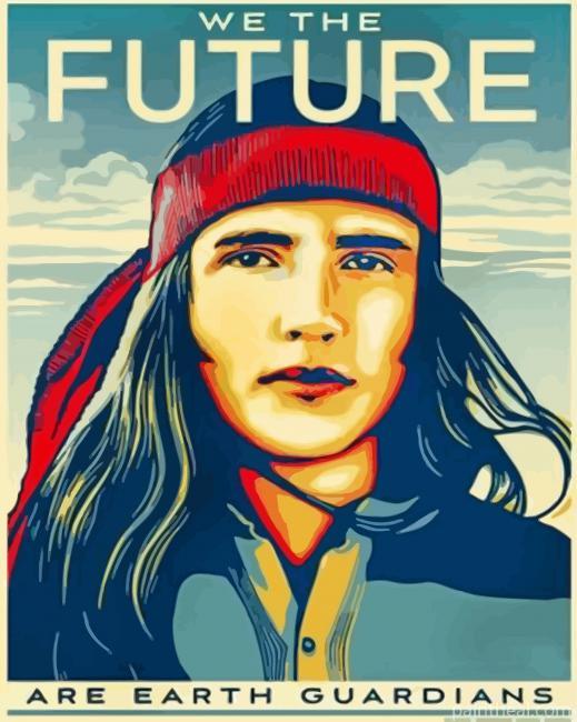Indigenous Man Illustration Painting By Numbers Kits