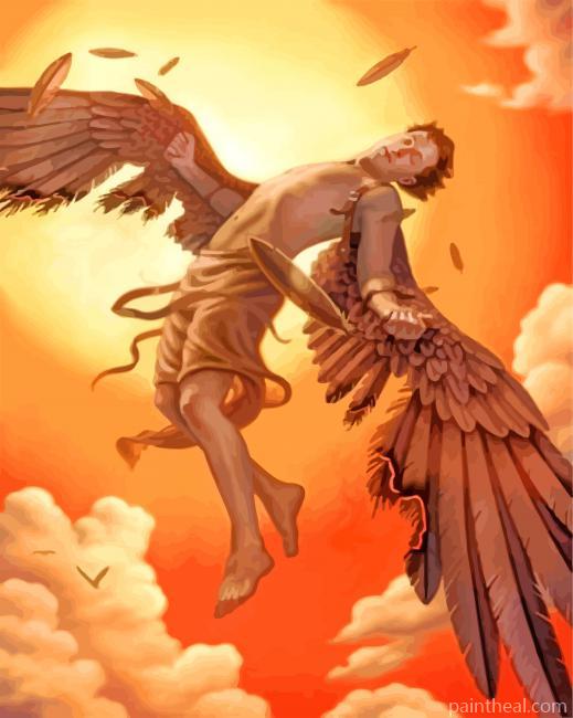 Icarus Angel Painting By Numbers Kits