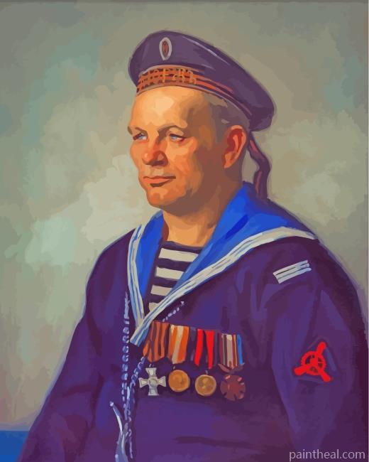Russian Sailor Painting By Numbers Kits