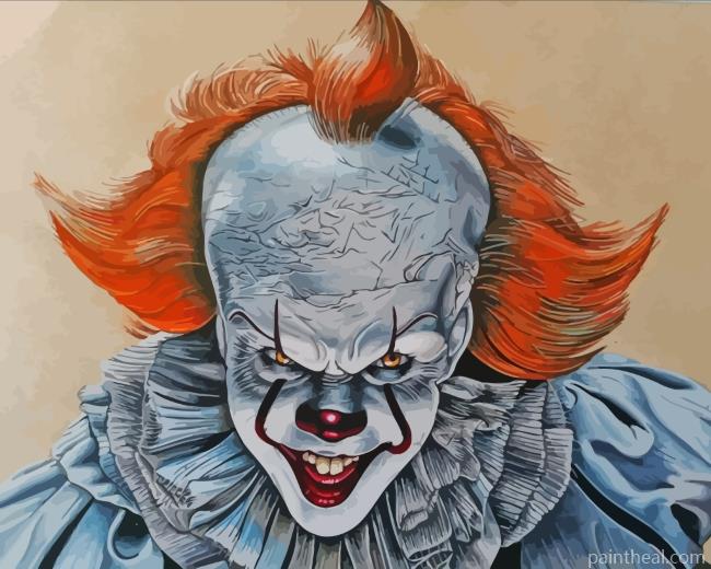 Clown Pennywise It Painting By Numbers Kits
