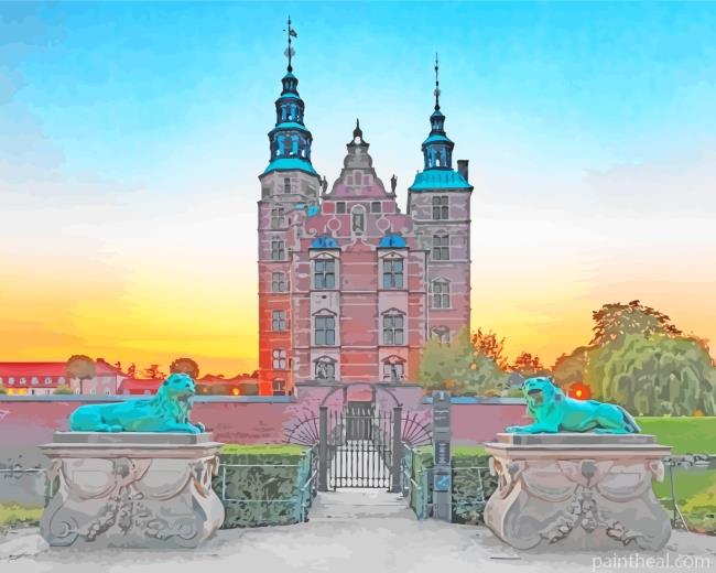 Copenhagen Kings Garden Painting By Numbers Kits