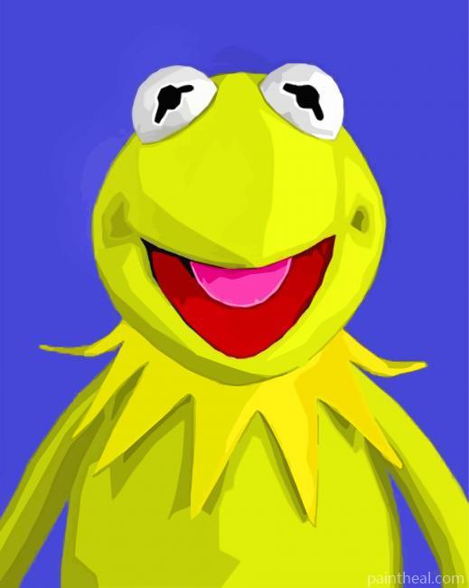 Kermit Ilustration Painting By Numbers Kits