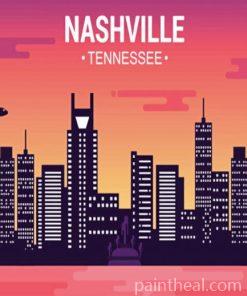 Nashville Illustrations Painting By Numbers Kits