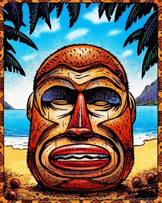 Big Kahuna Tiki Painting By Numbers Kits