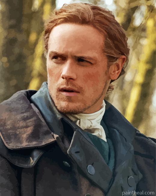 Jamie Fraser Actor Painting By Numbers Kits