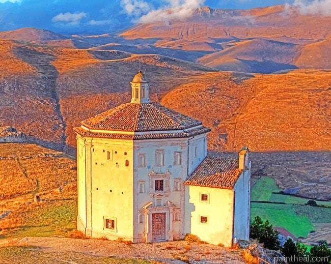 Castle Saint Mary Della Pieta Painting By Numbers Kits