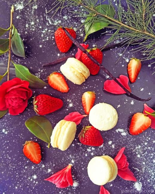 Macaroons And Strawberries Painting By Numbers Kits