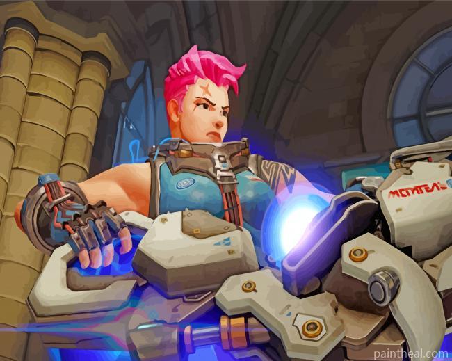 Zarya Overwatch Painting By Numbers Kits
