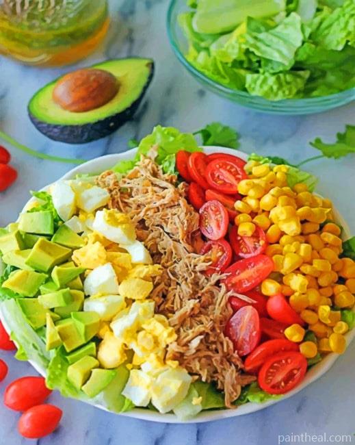 Healthy Pulled Pork Meal Painting By Numbers Kits