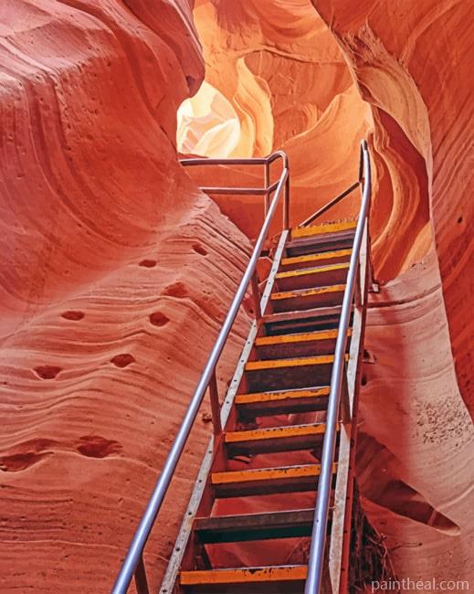 Lower Antelope Stairs Painting By Numbers Kits