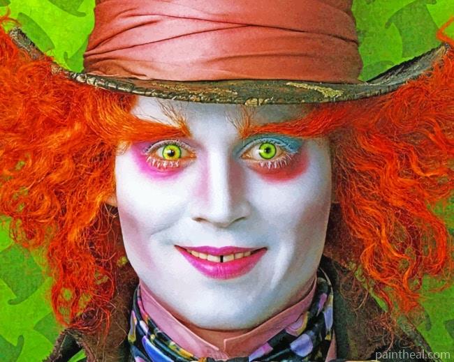 The Mad Hatter Alice In Wonderland Painting By Numbers Kits