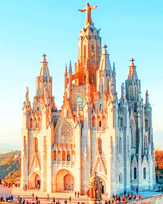 Serra De Collserola Natural Park Spain Painting By Numbers Kits