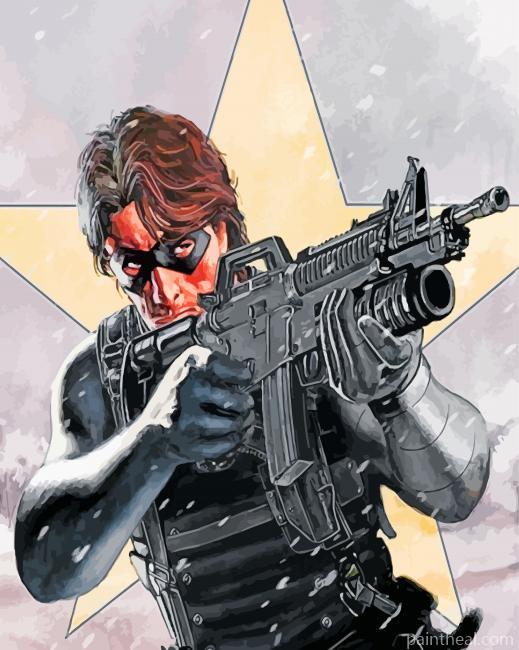 Cool Sniper Painting By Numbers Kits
