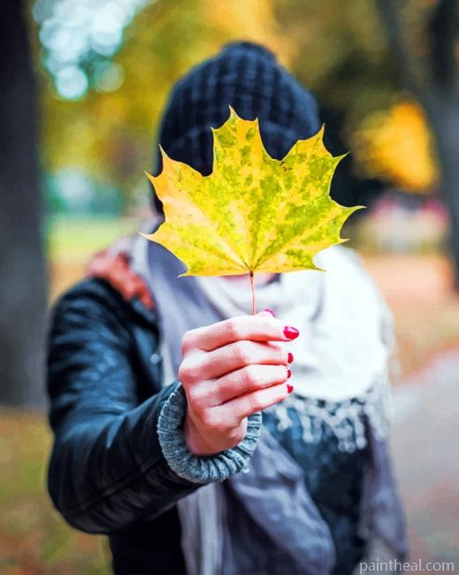 Autumn Maple Leaf Painting By Numbers Kits