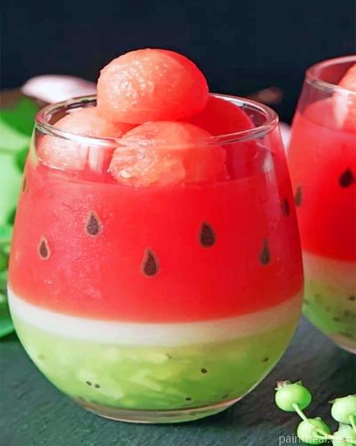 Watermelon Glass Painting By Numbers Kits