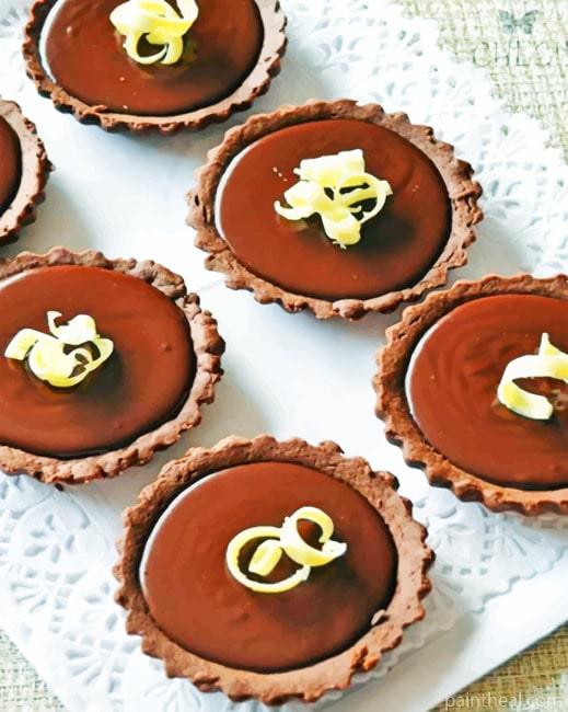 Chocolate Tartlets Painting By Numbers Kits