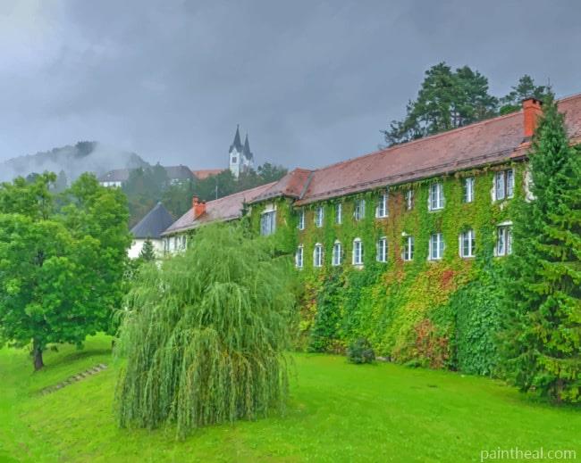 Slovenia Nazarje Vrbovec Castle Painting By Numbers Kits