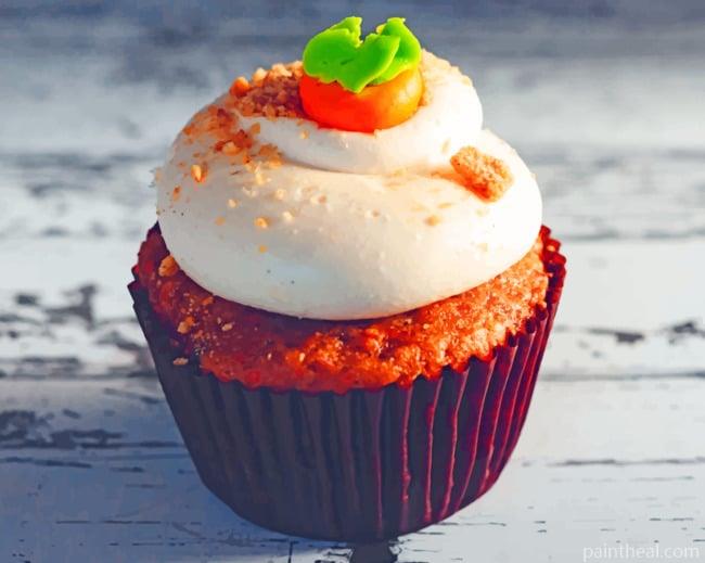 Iced Cupcake Dessert Painting By Numbers Kits